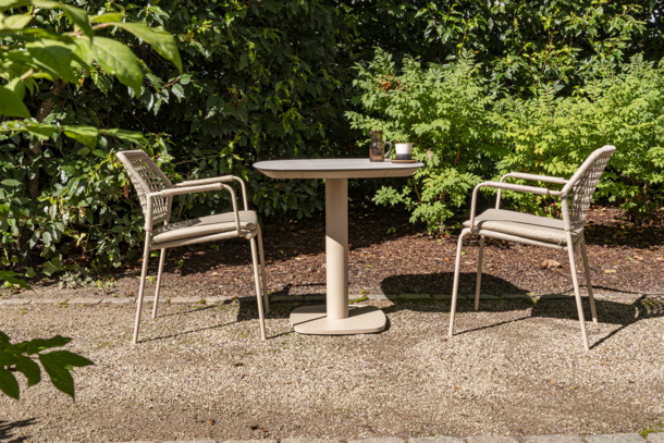 4SO Barista stapelbare tuinstoelen met zitkussen - 2